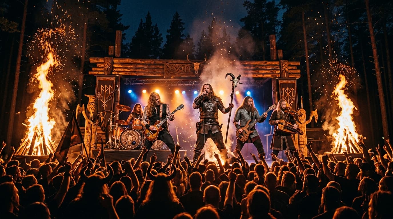 Concierto ritual de folk metal